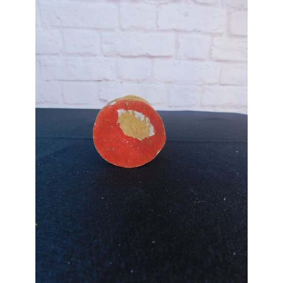 Vintage Hand-Carved Wood Ganesh Idol Elephant God Statue with Umbrella 6.25" - Picture 7 of 10